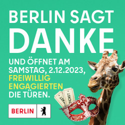 „Berlin sagt Danke“ am 2. Dezember 2023    